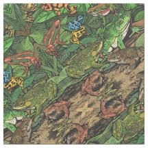 Frogs and Toads Fabric