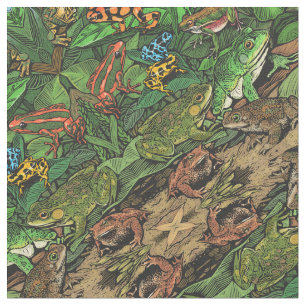 Frogs and Toads Fabric