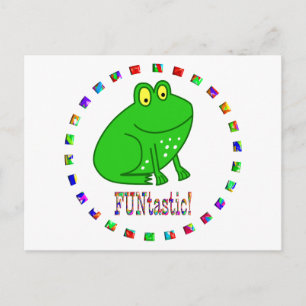 Frogs are Funtastic Postcard