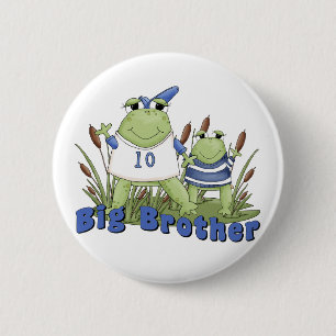 Frogs Big Brother Pinback Button