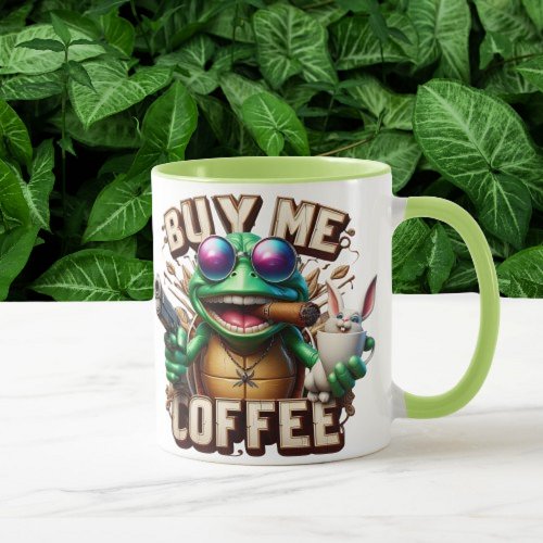 Frogs Brew and Protection Buy Me A Coffee Mug
