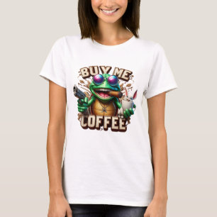 Frogs Brew and Protection Buy Me A Coffee T-Shirt