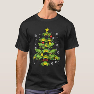 Frogs Christmas Tree Animal Xmas Pjs Pajamas Women T-Shirt