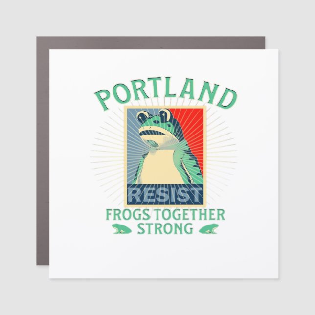 Frogs Classic Car Magnet (Front)