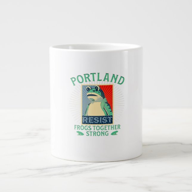Frogs Classic Giant Coffee Mug (Front)
