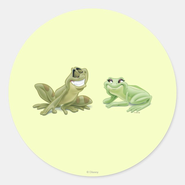 Frogs Classic Round Sticker (Front)