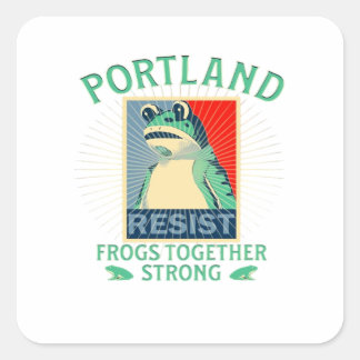 Frogs Classic Square Sticker