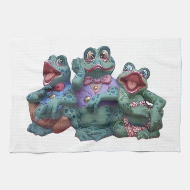 Frogs Design Towel (Horizontal)