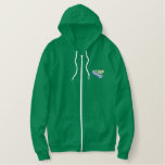 Embroidered frog hoodie Clearance