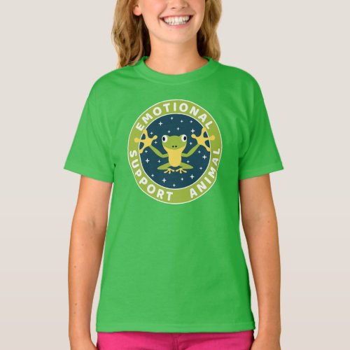 Frogs Emotional Support Animal T_Shirt