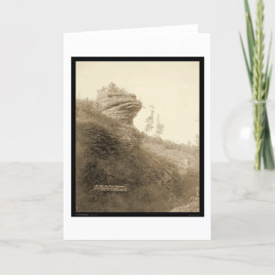 Frogs Head Rock Deadwood Stage Road SD 1890 Card