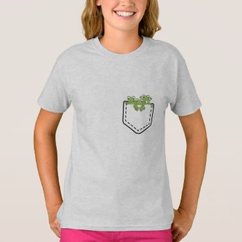 Frogs In A Pocket T-shirt by paul68 at Zazzle