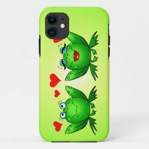 Frogs in Love iPhone Case
