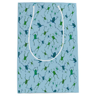 Frogs Jumping for Joy Medium Gift Bag