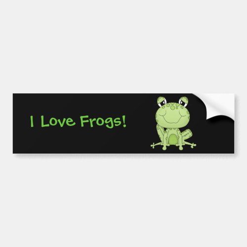 Frogs Lover Products Bumper Sticker