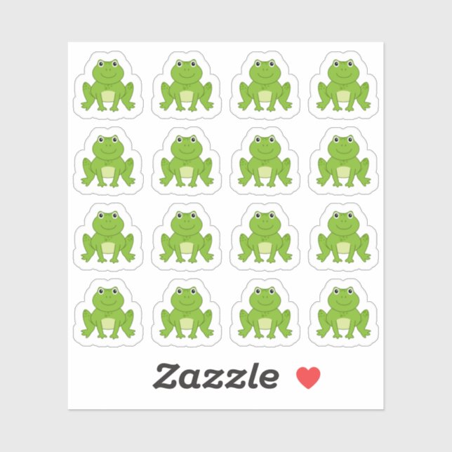 Frogs Motivational Daily Task Reminder Planner Sticker (Sheet)