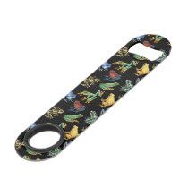 Frogs on black bar key