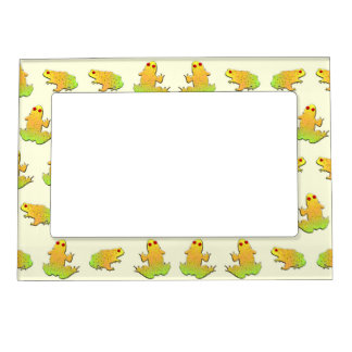 Frog Magnetic Picture Frames | Zazzle