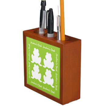 Frogs Pencil/pen Holder by tshirtmeshirt at Zazzle
