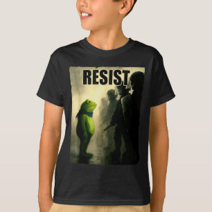 Frogs Resist Portland Frog Protest Vintage Activis T-Shirt