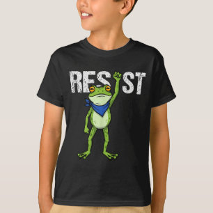 Frogs Resist - Rtland Frog Protest Funny  T-Shirt