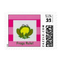Frogs stamp