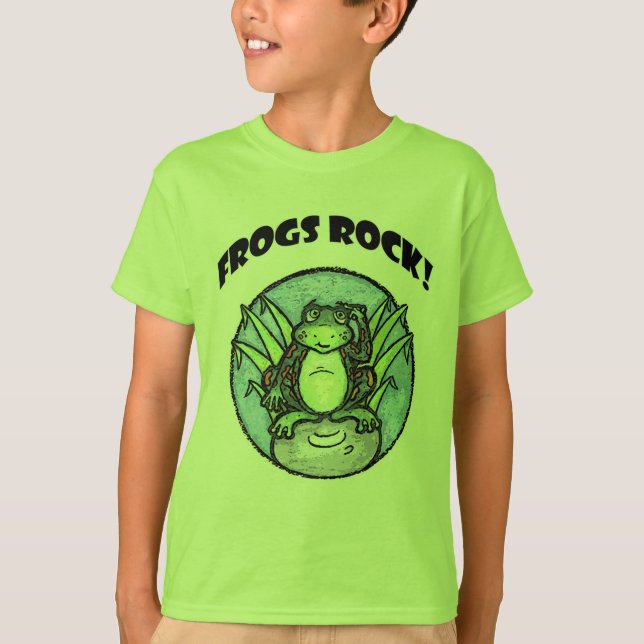 Frogs Rock T-Shirt (Front)