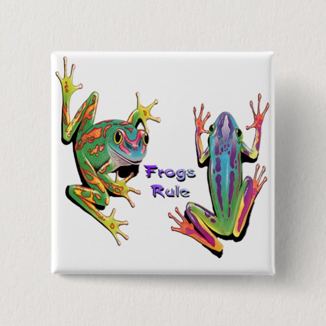 Frogs Rule Buttons (Front)