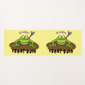 cute frog pattern Yoga Mat by neokawaii