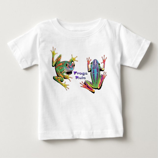 Frogs Rule Infant T-Shirts (Front)