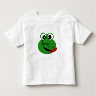 Frogs Rule  Toddler T-shirt