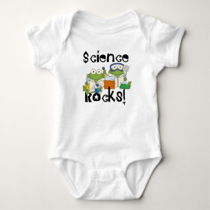Frogs Science Rocks Baby Bodysuit