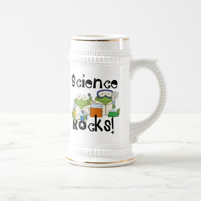 Frogs Science Rocks Beer Stein (Right)