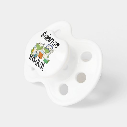 Frogs Science Rocks Pacifier (Front Right)