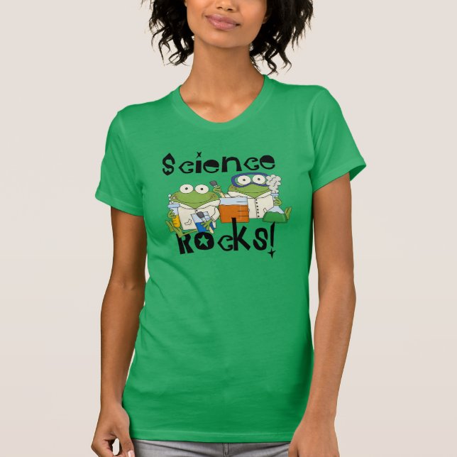 Frogs Science Rocks T-Shirt (Front)