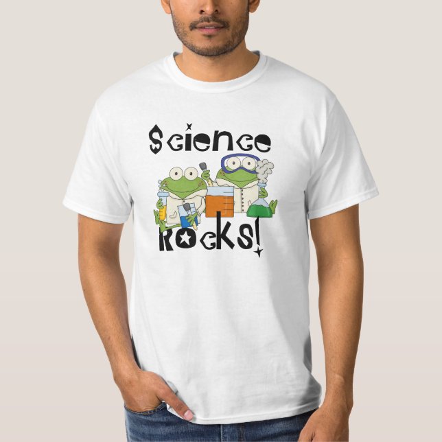 Frogs Science Rocks T-Shirt (Front)