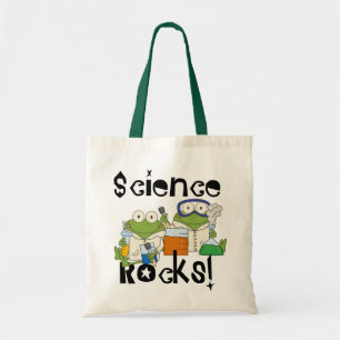 Frogs Science Rocks Tote Bag