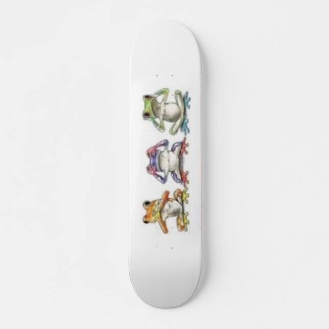 Frogs Skateboard Deck (Front)