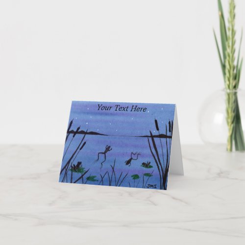 Frogs Thank You Card