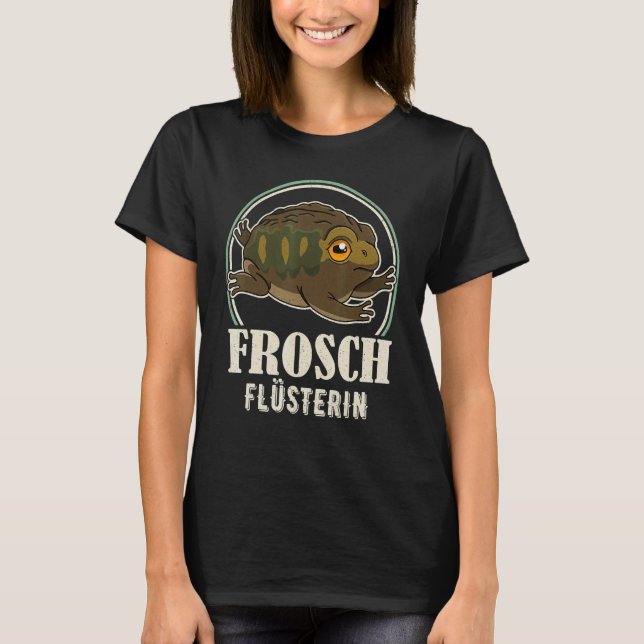 Frogs Toads Biology Biologist Humor Saying Amphibi T-Shirt (Front)