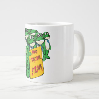 Frogs Together Strong Giant Coffee Mug