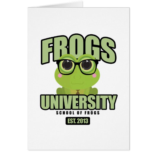 Frogs University Cards (Front)
