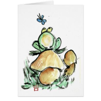 Frogstool by Nine_Lives_Studio at Zazzle