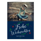 Frohe Mistel Urlaub Foto-Gruß (Front)