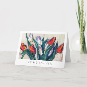 Frohe Ostern. Fine Art Easter Card in German