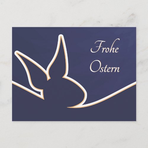 Frohe Ostern  Happy Easter Postkarte Postcard