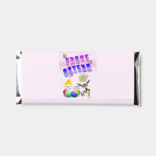 Frohe Ostern Hershey Bar Favors