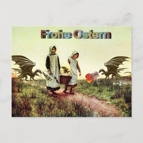 Frohe Ostern  Postcard