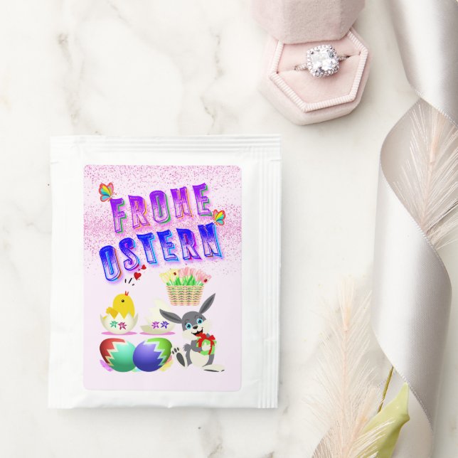 Frohe Ostern Tea Bag Drink Mix (Wedding)