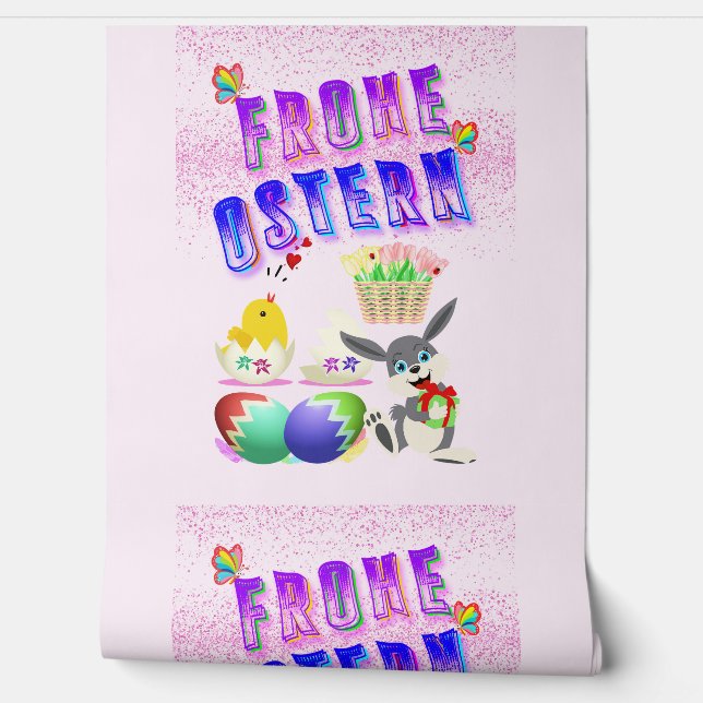 Frohe Ostern Wallpaper (Unrolling)